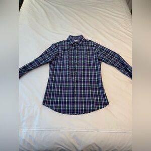 Men’s Mizzen and Main Multicolored Button-up, Slim Fit Small